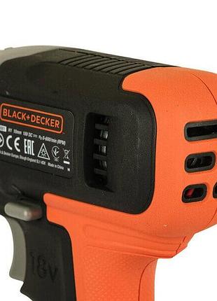 Дрель-шуруповерт аккумуляторная black+decker bcd001c1 (spb) 8