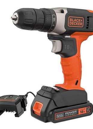 Дрель-шуруповерт аккумуляторная black+decker bcd001c1 (spb) 3
