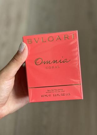 Распродажа! туалетная вода женская bvlgari omnia coral🌺