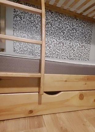 Двухэтажная кровать с ортопедическими матрасами