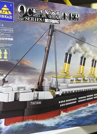 Конструктор корабль титаник авианосец, морской 87029 пиратский корабел лодка