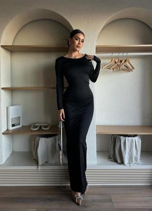 Платье с открытой спиной