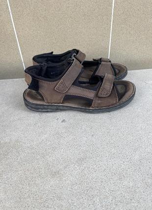 Кожаные босоножки мужские