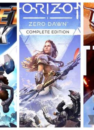 Horizon zero dawn, battlefield 1 та інші, 6 ігор на аккаунті п2