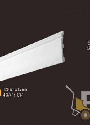 Плинтус напольный дюрополимерный nmc fl2 15х120х2000