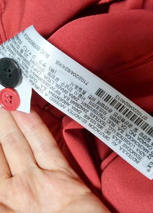 Распродажа!!! лёгкие клубничные брюки полной длины от zara оригинал6 фото
