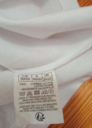 Біла бавовняна футболка вишиванка хлопковая белая футболка вышиванка