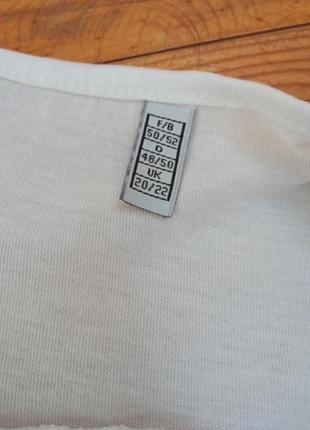 Біла бавовняна футболка вишиванка хлопковая белая футболка вышиванка