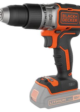 Дрель-шуруповерт ударная бесщеточная аккумуляторная black+decker bl188n (spb) 2