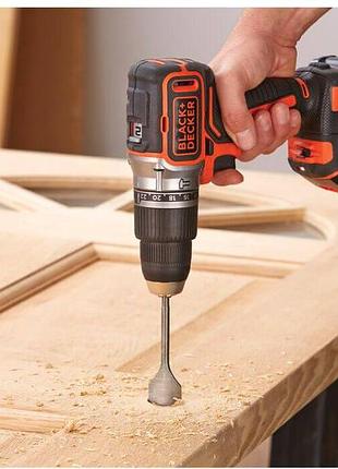 Дрель-шуруповерт ударная бесщеточная аккумуляторная black+decker bl188n (spb) 4
