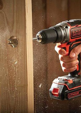 Дриль-шурупокрут акумуляторний безщітковий black+decker bl186kb 9