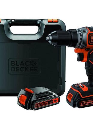 Дриль-шурупокрут акумуляторний безщітковий black+decker bl186kb 2