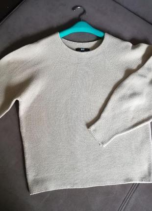 Хлопковый бесшовный 3d свитер от uniqlo6 фото