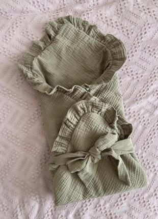 Мусліновий конверт на виписку