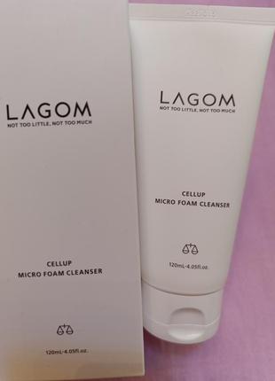 Средство для умывания
lagom cellup micro foam cleanser 120ml
