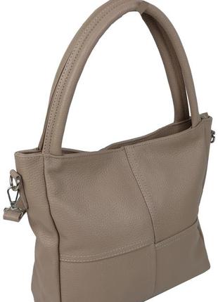 Женская кожаная сумка на двух ручках borsacomoda nia-mart