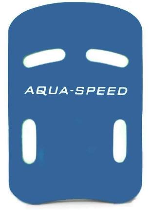 Доска для плавания aqua speed verso kickboard 6308 синий уни 41x28cм (183)