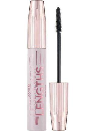 Туш для вій avon легендарна довжина коричнево-чорна 10 мл (73158)