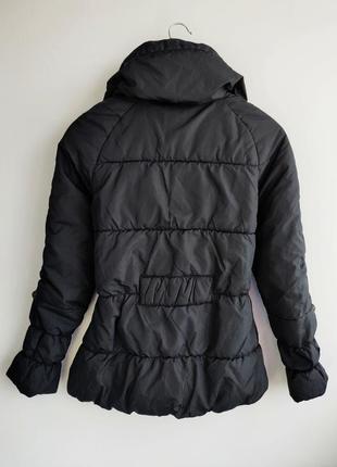 Жіноча чорна демісезонна куртка gate woman3 фото