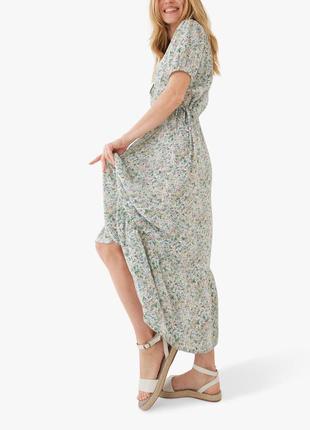 Платье платье макси цветочный принт fat face fatface