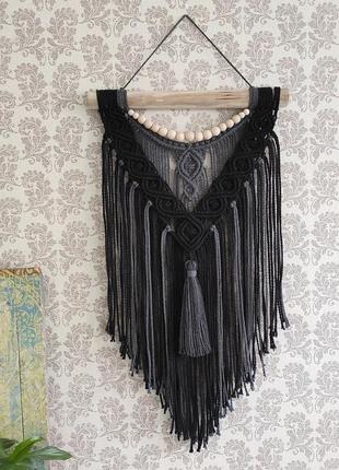 Красивое настенное панно макраме, бохо декор, этно мотивы