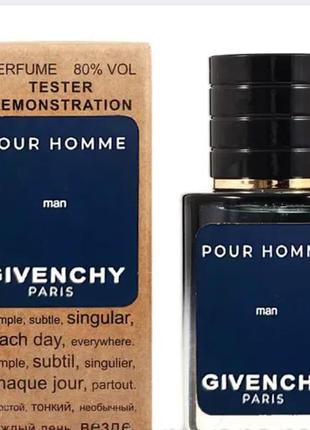Givenchy pour homme teстер lux мужской 60 мл