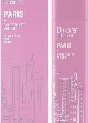 Женская туалетная вода dicora urban fit paris
