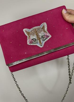 Сумка ручной работы с кристаллами swarovski