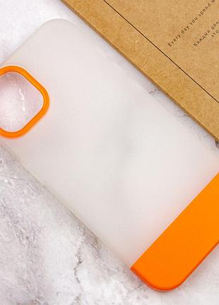 Чохол tpu+pc bichromatic для apple iphone 11 (6.1") matte / orange 5