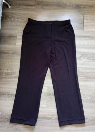 Брюки, штаны шоколадного цвета, 16, ххи