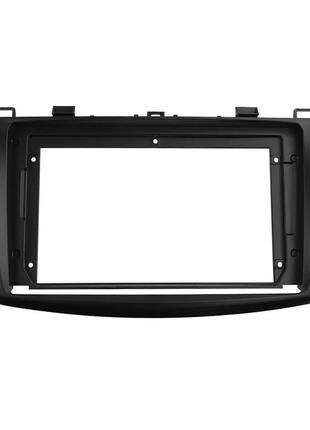 Перехідна рамка lesko 9" mazda 3 2009-2013 (ma 034n) 6449 black для автомобіля мазда