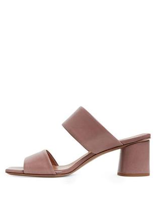 Босоножки мюли arket leather strap mules cos / 39