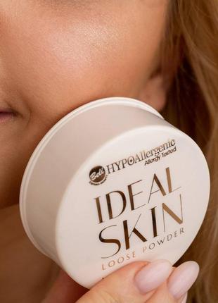 Ideal skin loose powder hypo allergenic bell пудра