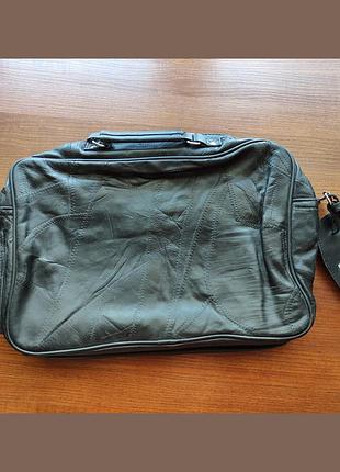 Шкіряна сумка органайзер портфель ручна поклажа cotton traders