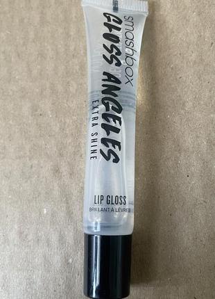 Smashbox gloss angeles, extra shine cristal clear, блиск для губ, 10ml