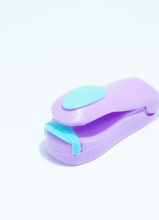 Ручний запайщик пакетів portable mini sealing violet2 фото