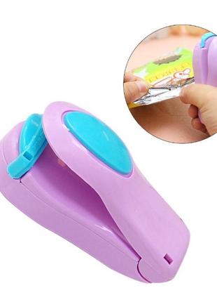 Ручний запайщик пакетів portable mini sealing violet