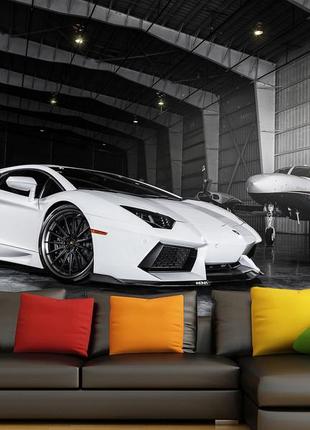 Флизелиновые фотообои для декорирования спальни, кухни, гостинной "lamborghini"