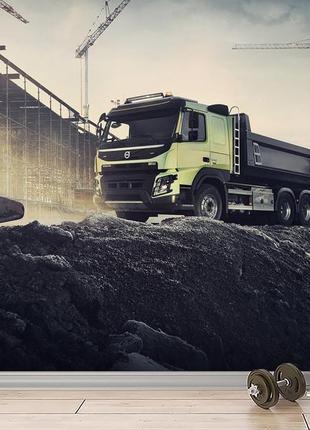Фотообои 3д на стену, флизелиновые фотообои в спальню, кухню, зал "volvo"