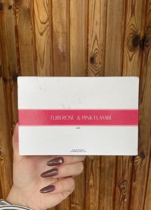 Tuberose & pink flambe