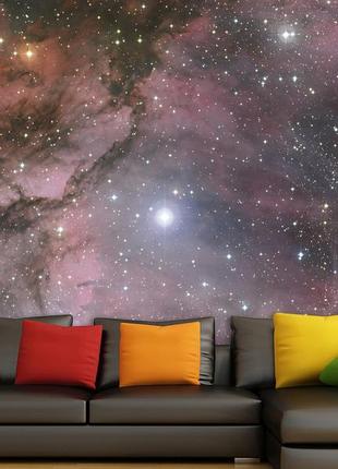 Самоклеющиеся плёнка oracal  полотно 3д на стену "космос и звезды", фото обои 3d для зала