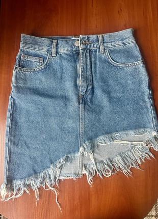 Джинсовая юбка юбка pull & bear