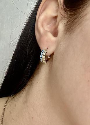 Серебряные серьги