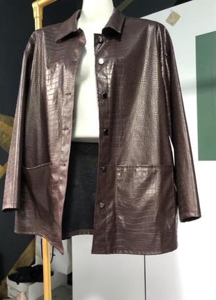 Жакет плащ куртка екошкіра