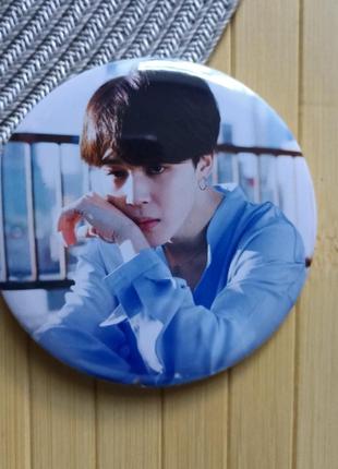 Значок на шпильці 7.5 см чимін jimin bts