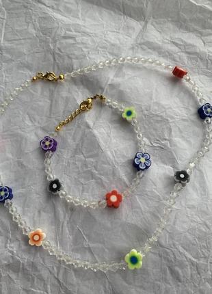 Летний набор украшений handmade