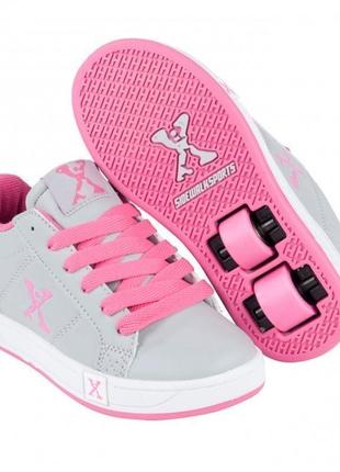 🔥роликовые кеды heelys sidewalk sport, размер 32 (20-20,5 cm)