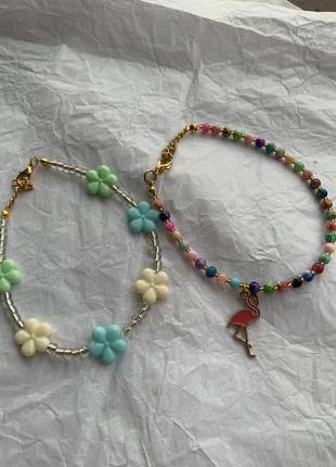 Анклети (браслет на ногу) handmade