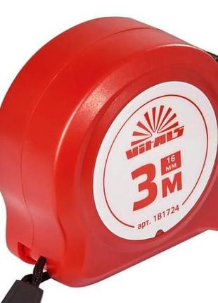 Рулетка 3 м × 16 мм vitals 2