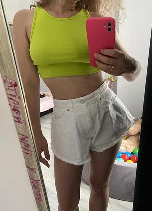 Топ в рубчик zara